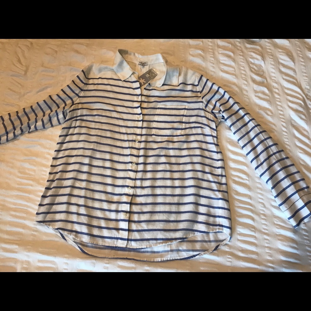 NWT Splendid super soft cotton shirt Sz XL